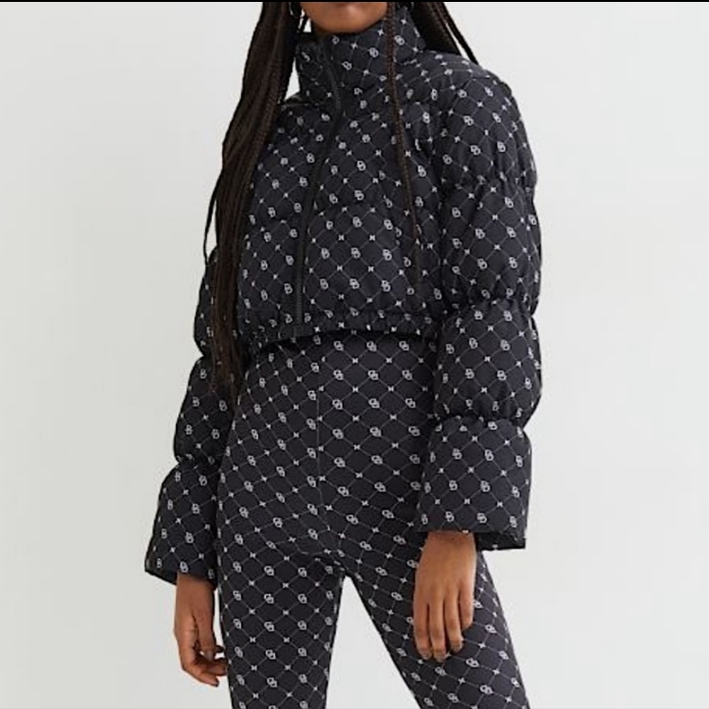 NWT H&M jumpsuit and bomber crop jacket